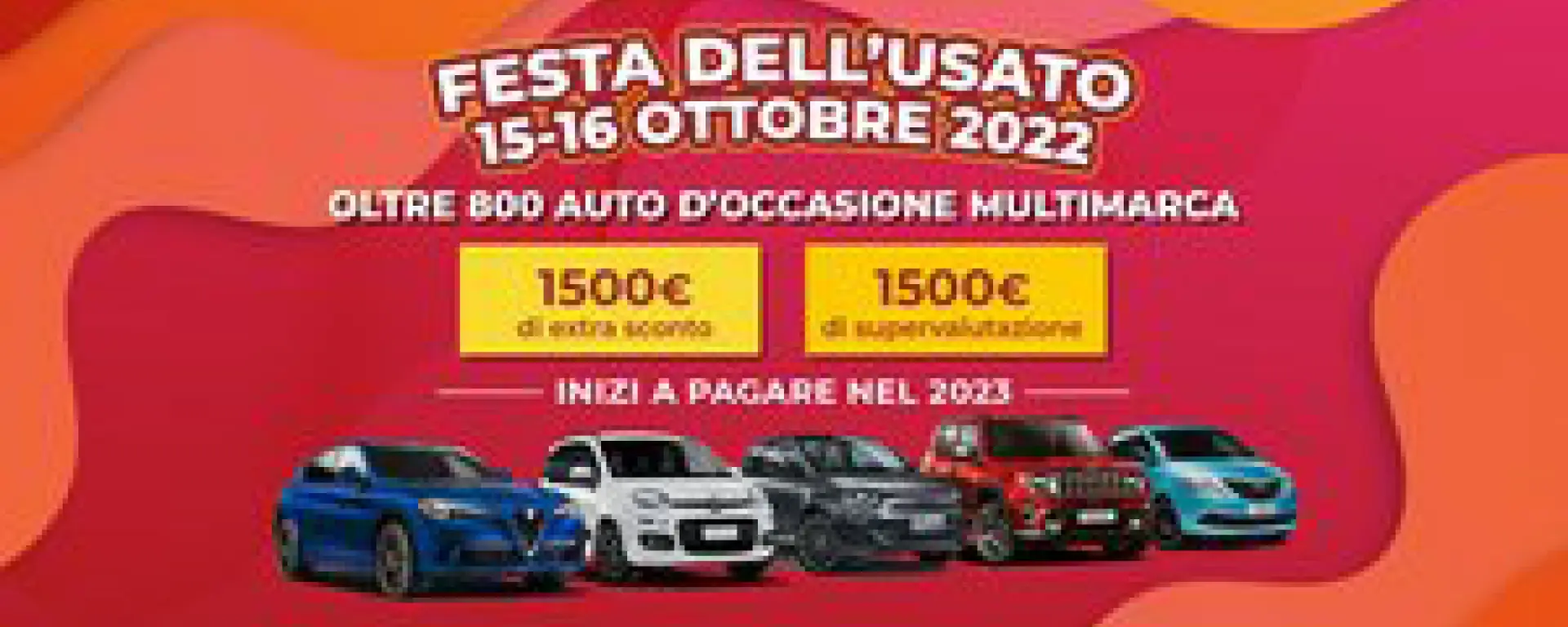 Immagine News Grande Festa dell’Usato il weekend del 15 e 16 ottobre da Autoingros a Borgaro Torinese