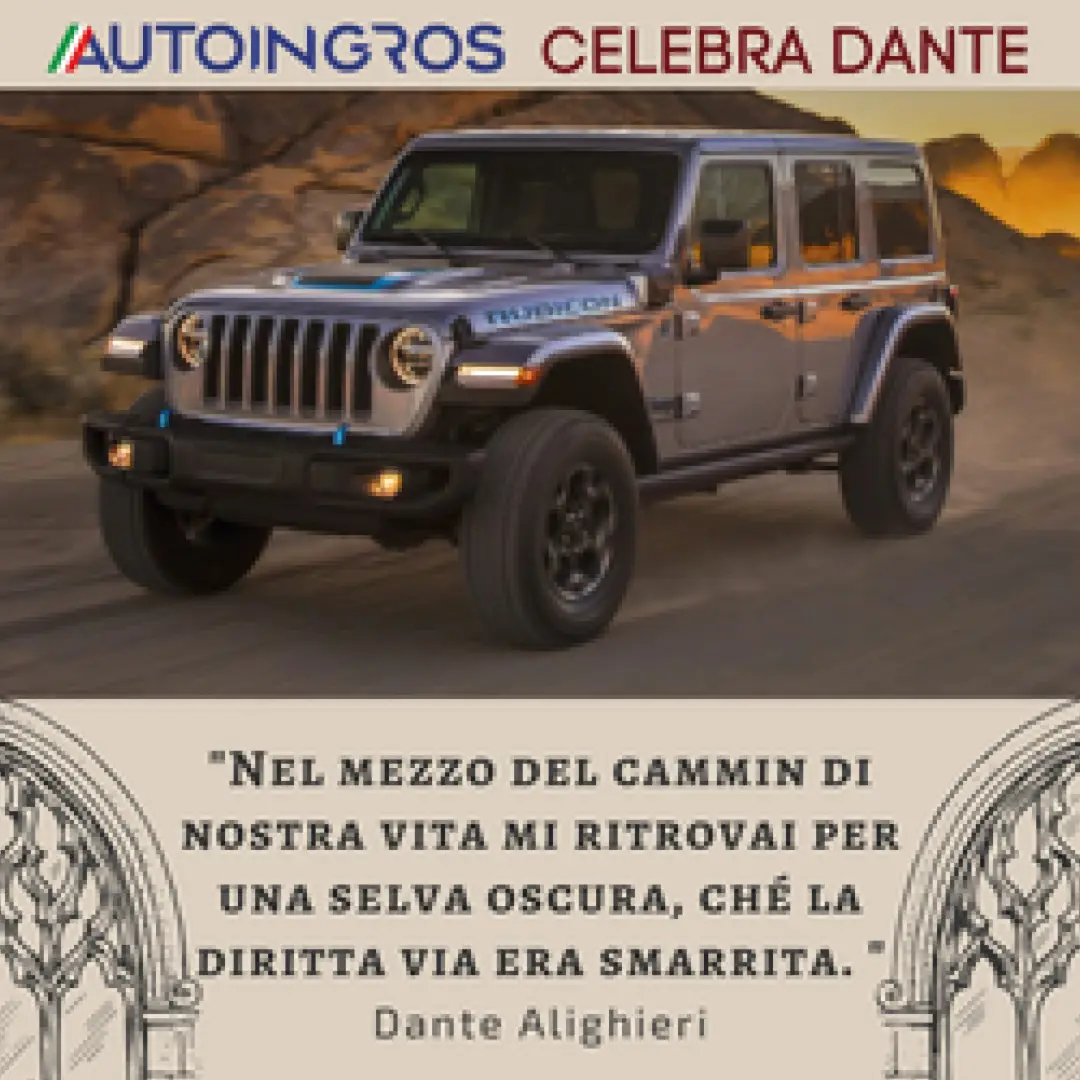 Immagine News Autoingros ha celebrato Dante nel 2021 illuminando la sua comunicazione e i brand rappresentati con i versi del Sommo Poeta